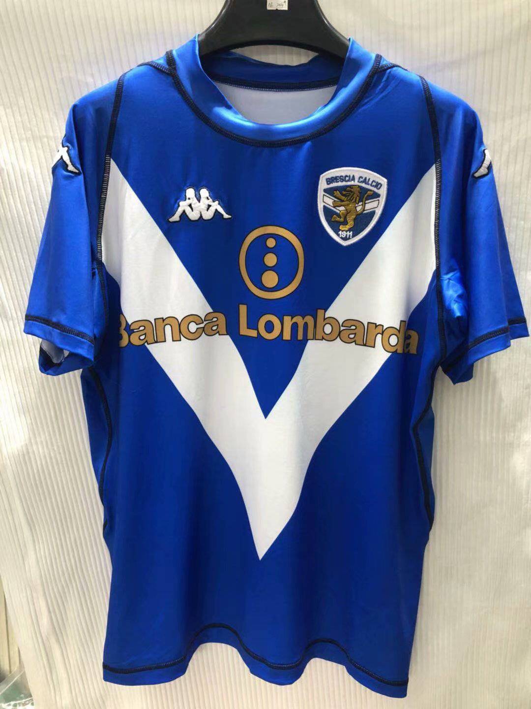 2003 2004 Brescia Home Short Sleeve Shirt - That Retro Shirt Store