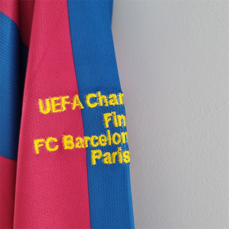 2005 2006 FC Barcelona Home Long Sleeve Shirt - That Retro Shirt Store