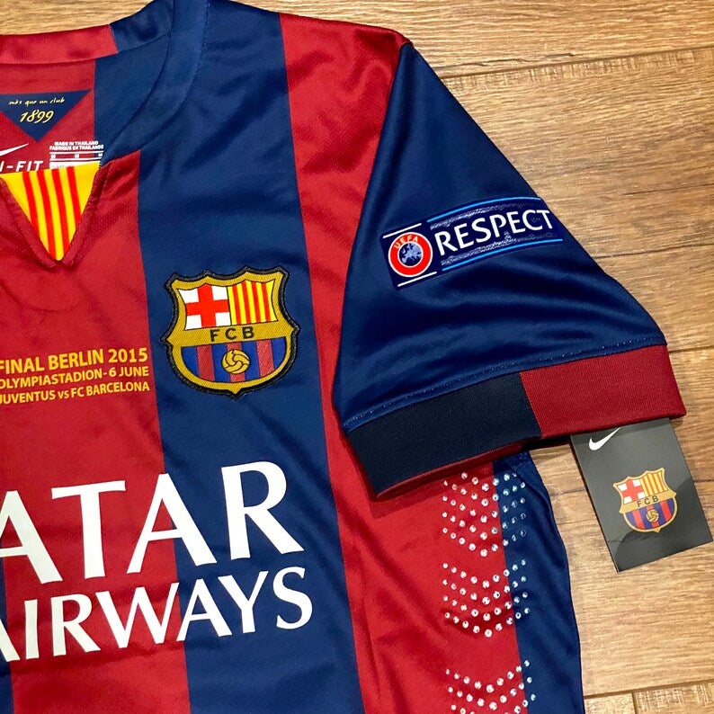 Retro Barcelona UCL Final Berlin Shirt 2015