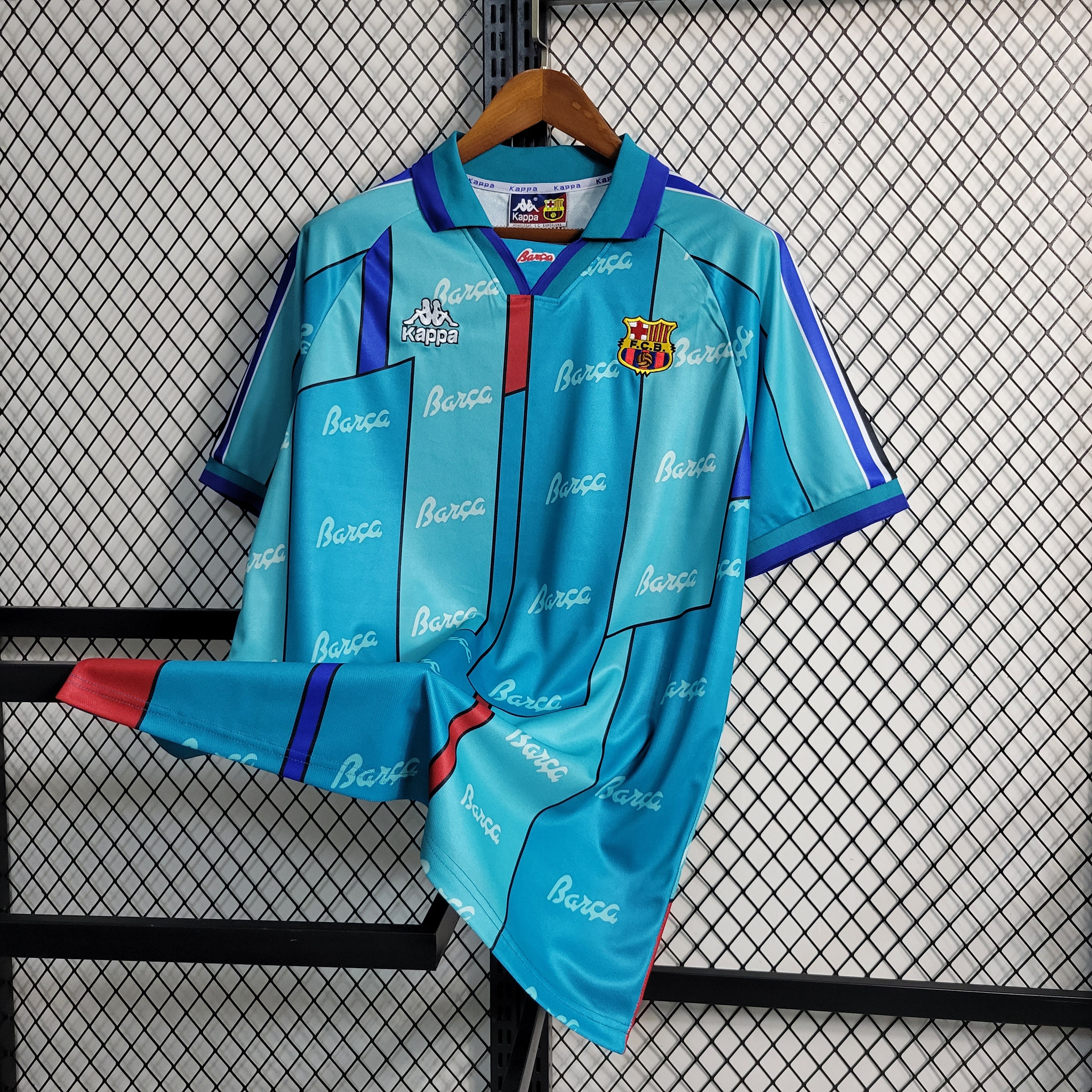 1995 1997 FC Barcelona Away Shirt - That Retro Shirt Store