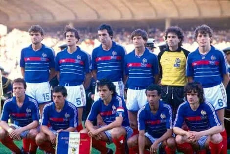 1984 1986 France Home  Shirt - That Retro Shirt Store