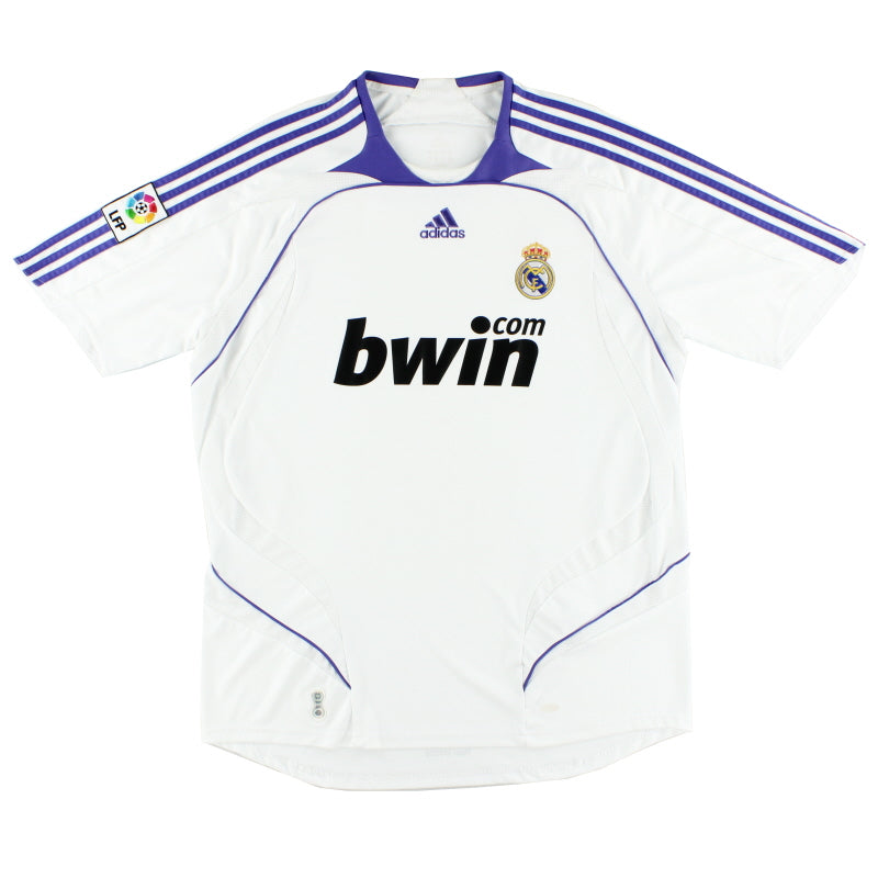 Retro Real Madrid Home Shirt 2007/2008 - That Retro Shirt Store