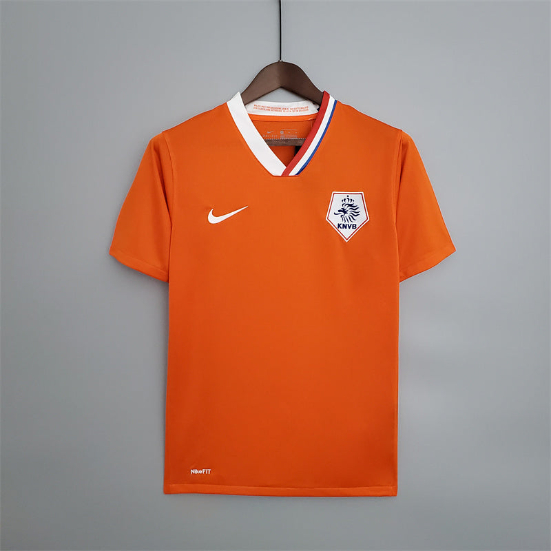 2008 Netherlands Home Shirt - That Retro Shirt Store