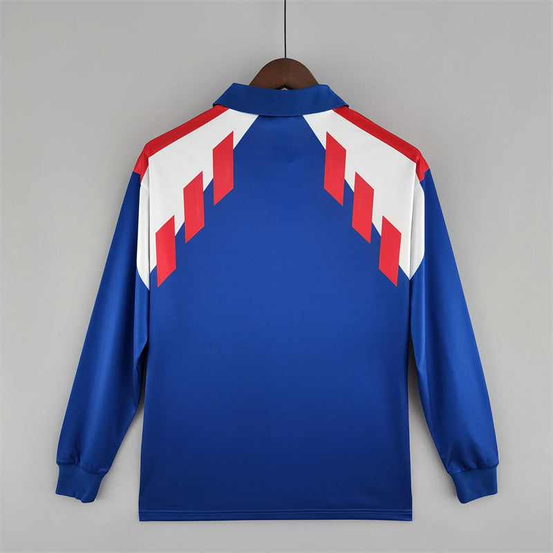 1998 1990 France Home Long Sleeve Shirt - That Retro Shirt Store