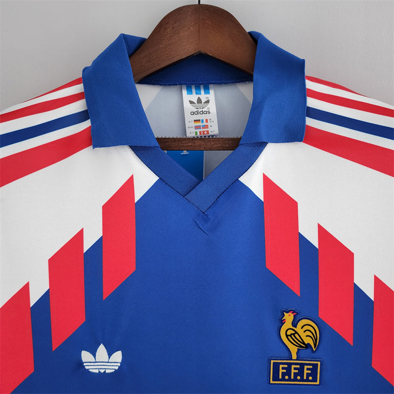 1998 1990 France Home Short Sleeve Shirt - That Retro Shirt Store
