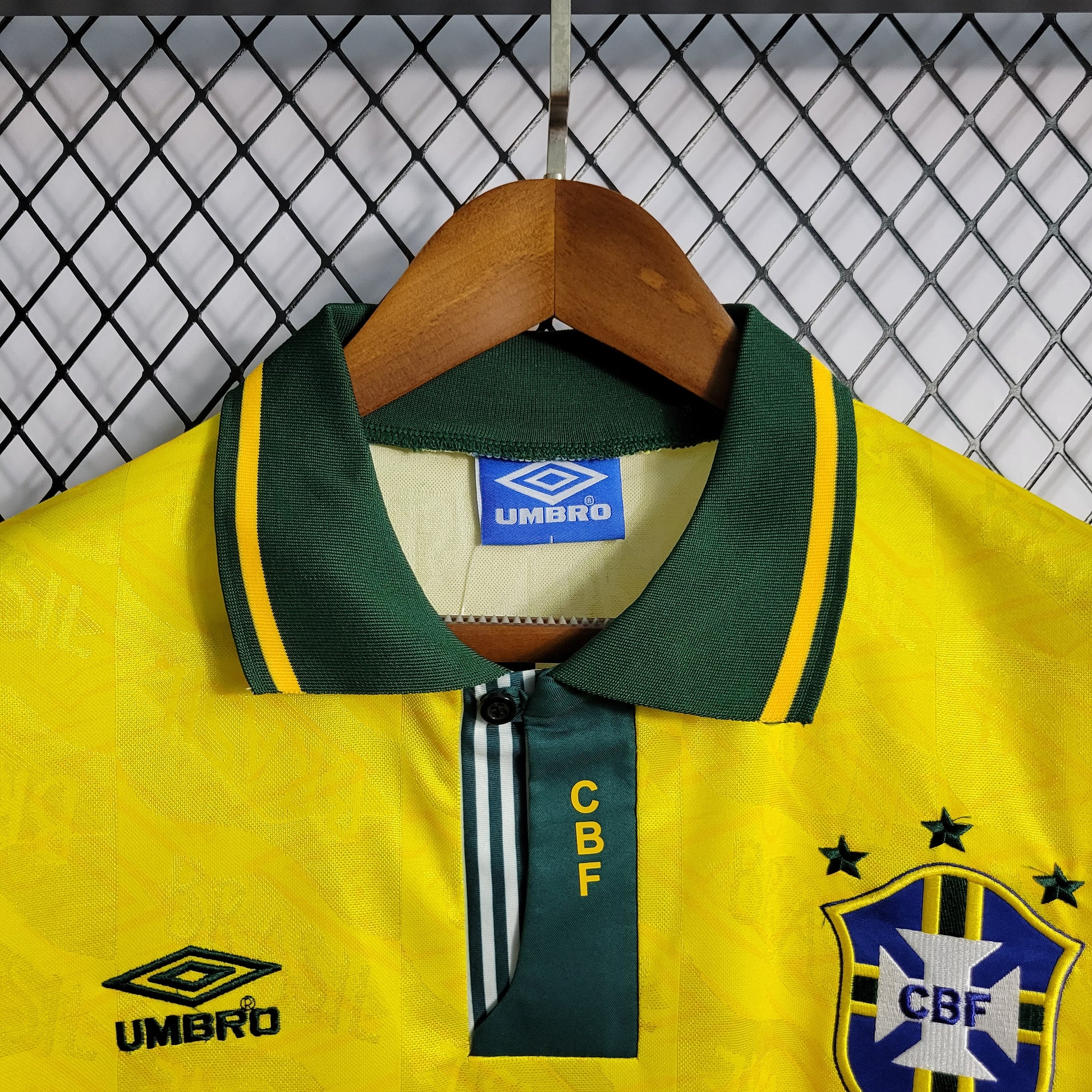 1991 1993 Brazil Home Shirt - That Retro Shirt Store