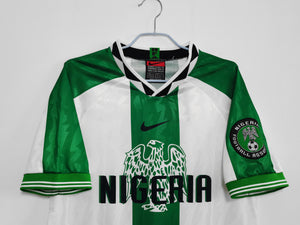 Retro Nigeria White And Green Kit 1996/98