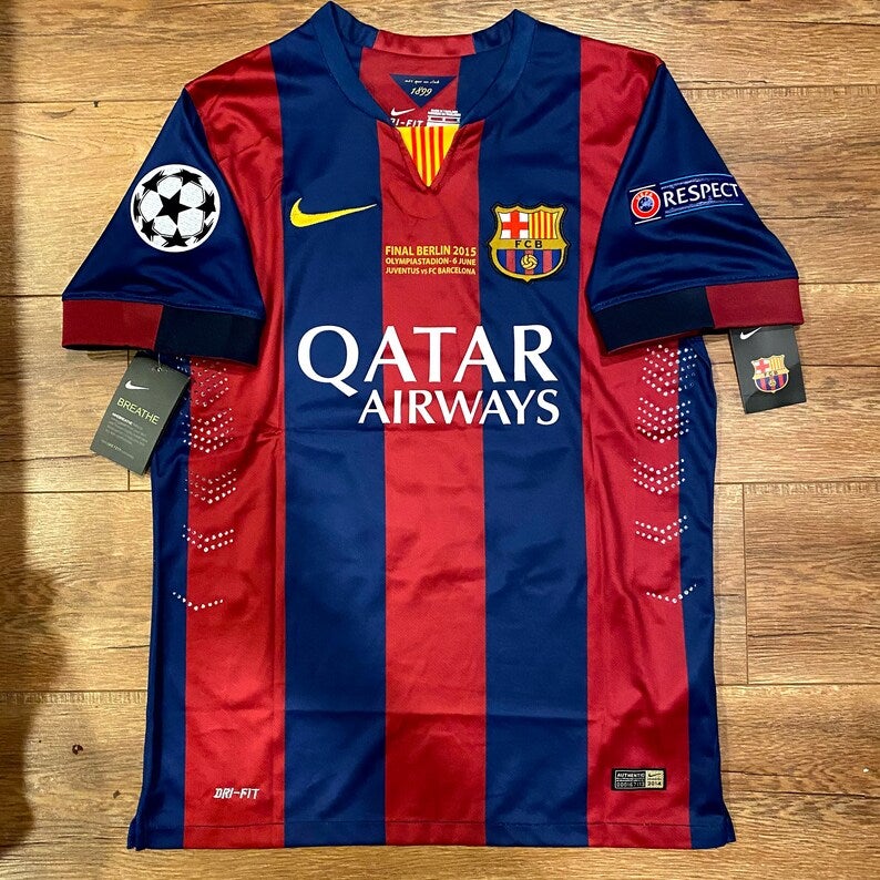 Retro Barcelona UCL Final Berlin Shirt 2015