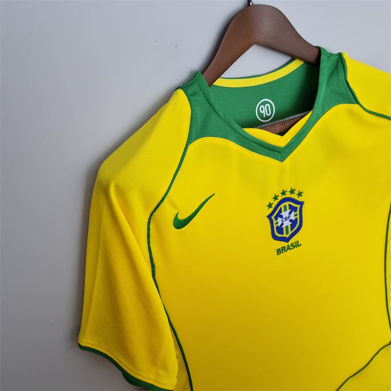 2004 2006 Brazil Home Shirt - That Retro Shirt Store