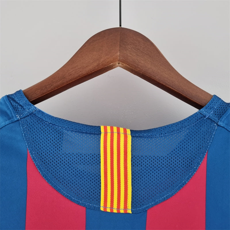2005 2006 FC Barcelona Home Long Sleeve Shirt - That Retro Shirt Store