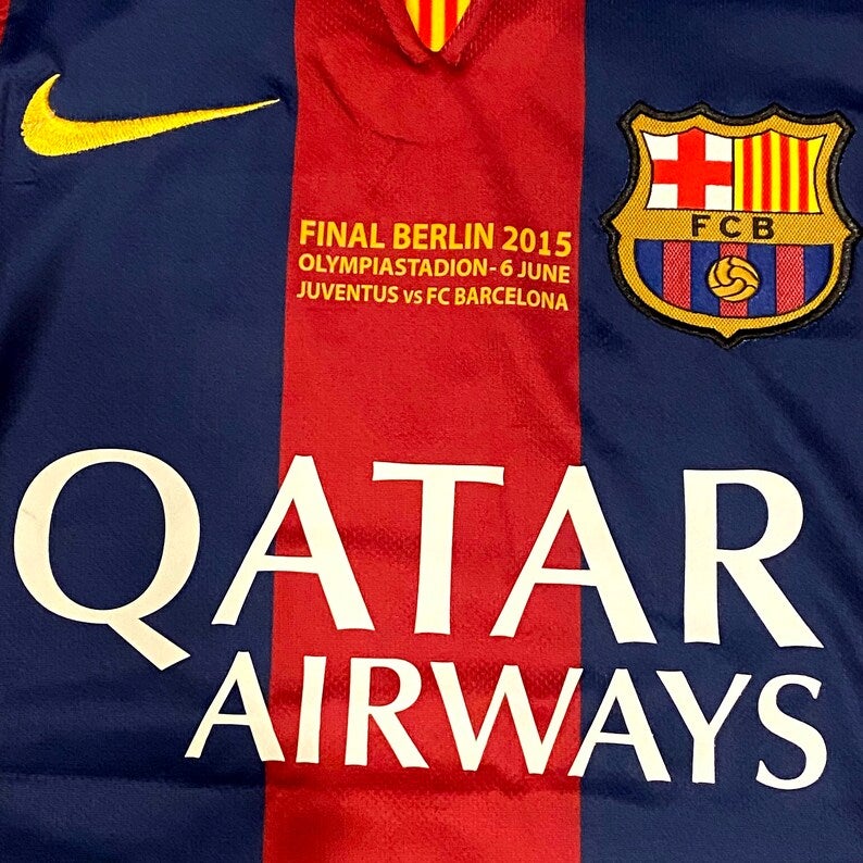 Retro Barcelona UCL Final Berlin Shirt 2015