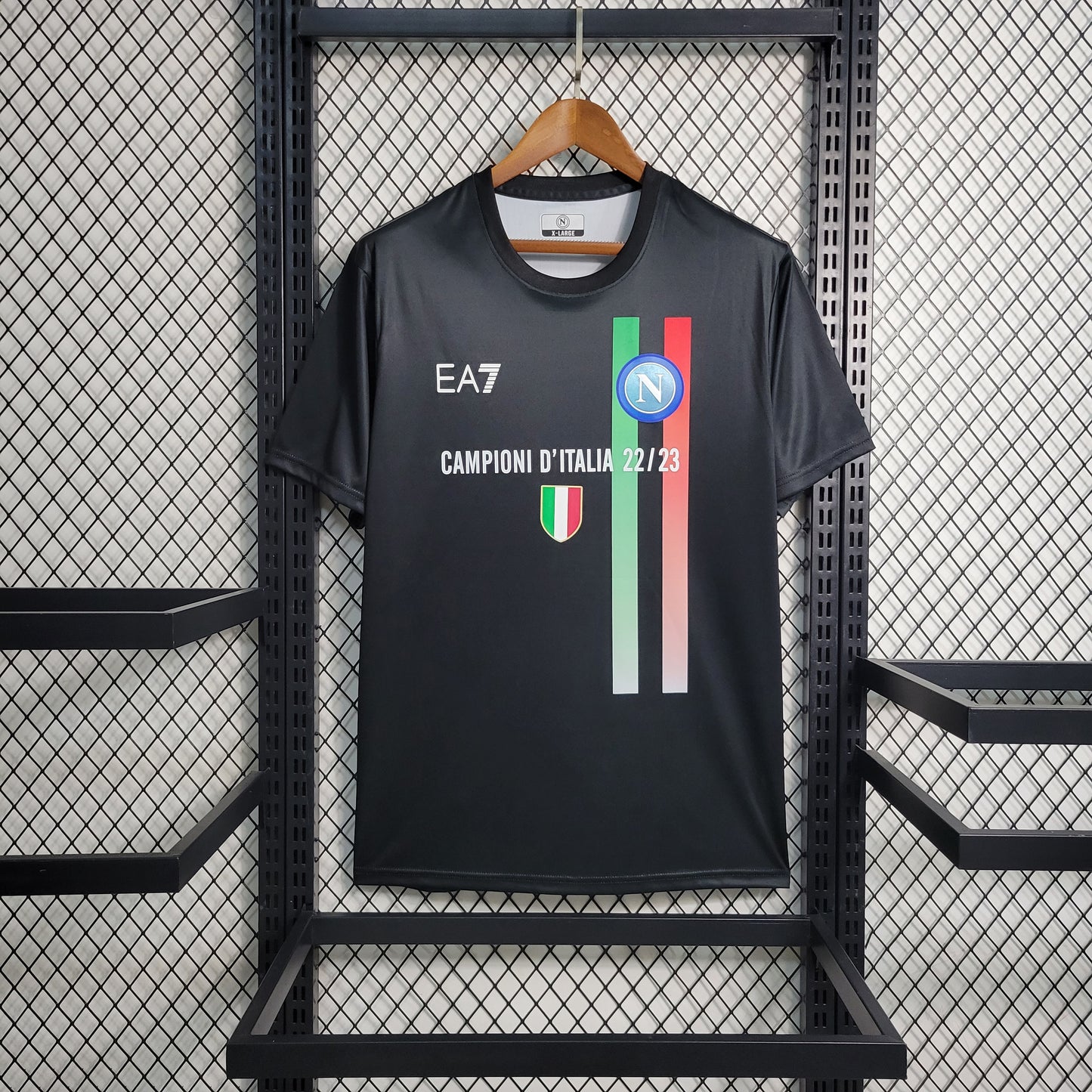 2023 2024 Napoli Champions Black Shirt - That Retro Shirt Store