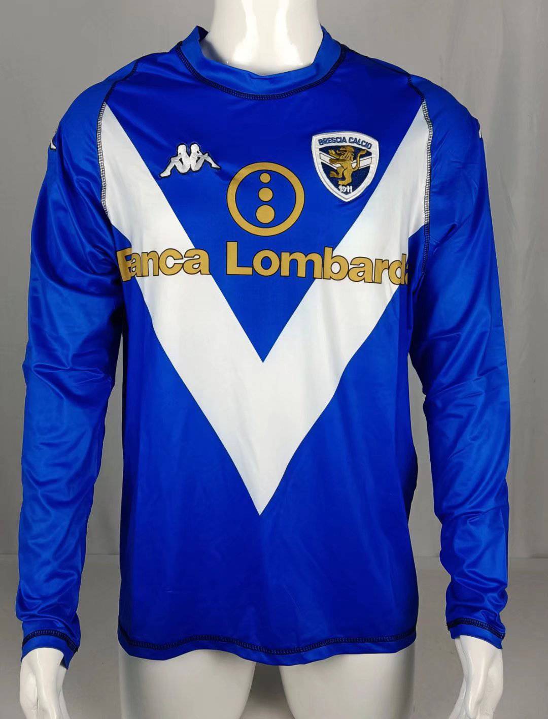 2003 2004 Brescia Home Long Sleeve Shirt - That Retro Shirt Store