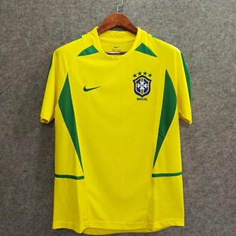 Retro Brazil Home Shirt 2002 - That Retro Shirt Store