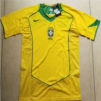 Retro Brazil Home Shirt 2004 - That Retro Shirt Store