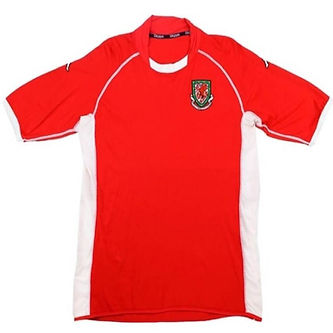 Retro Wales Home Shirt 2002/2003 - That Retro Shirt Store