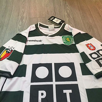 Retro Sporting Lisbon Home Shirt 2001/2003 - That Retro Shirt Store