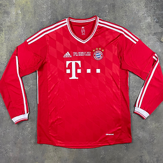 Retro Bayern Munich LS Home Shirt CL Final Version 2013/2014 - That Retro Shirt Store