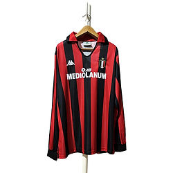 Retro AC Milan LS Home Shirt 1988/1989 - That Retro Shirt Store