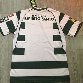 Retro Sporting Lisbon Home Shirt 2001/2003 (Large) - That Retro Shirt Store