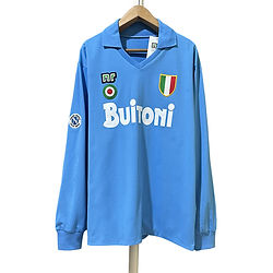 Retro Napoli LS Home Shirt 1987/1988 - That Retro Shirt Store