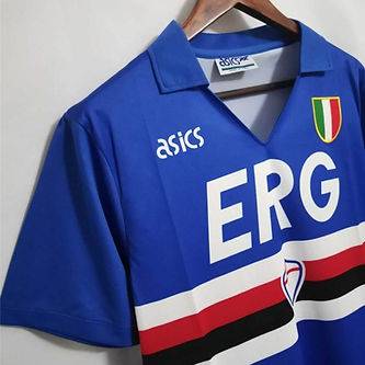 Retro Sampdoria Home Shirt 1991/1992 - That Retro Shirt Store