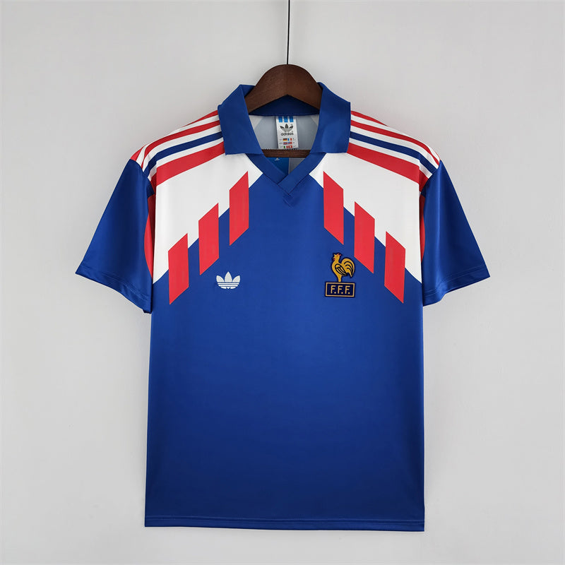 1998 1990 France Home Short Sleeve Shirt - That Retro Shirt Store