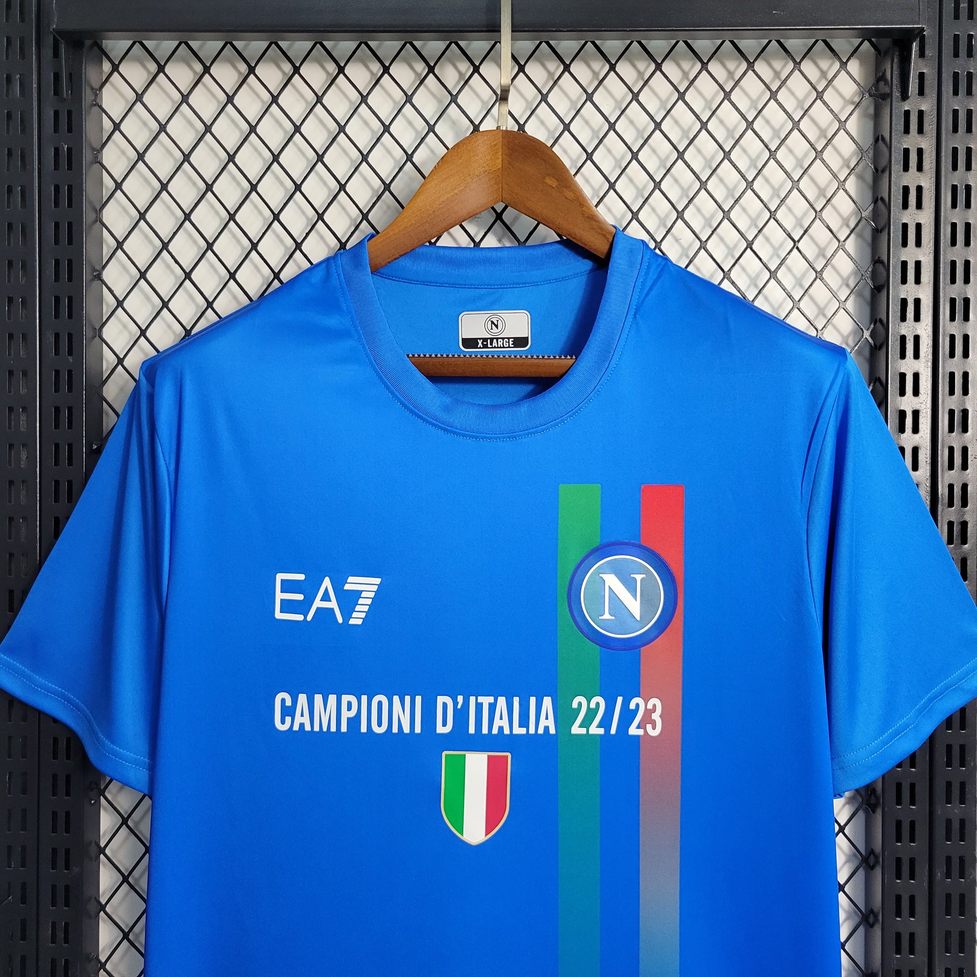 2023 2024 Napoli Champions Blue Shirt - That Retro Shirt Store