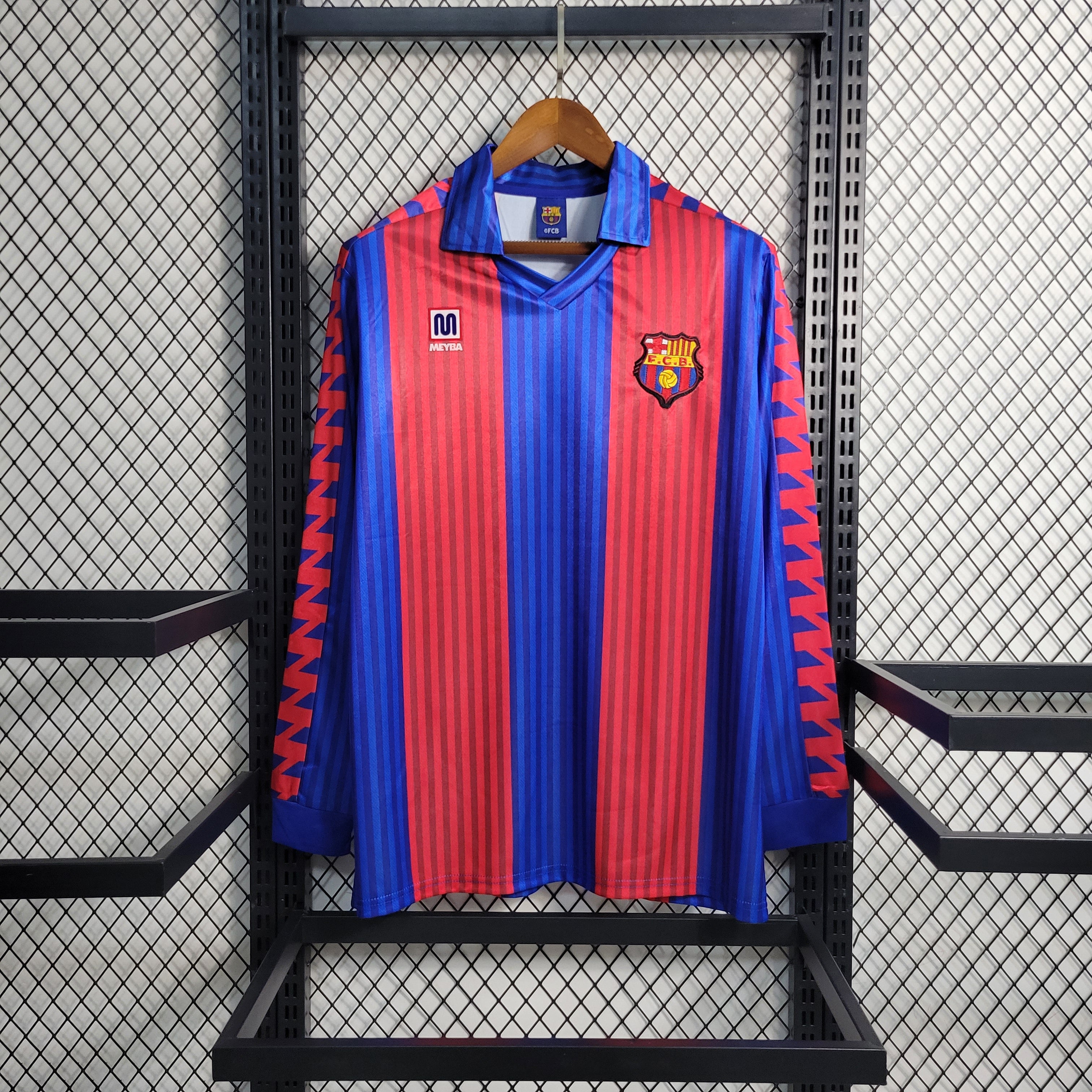 1992 FC Barcelona Home Long Sleeve Shirt - That Retro Shirt Store