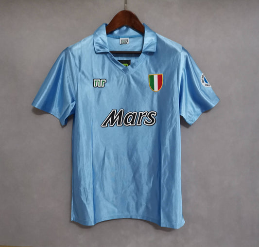 1990-1991 Napoli Home Shirt - That Retro Shirt Store