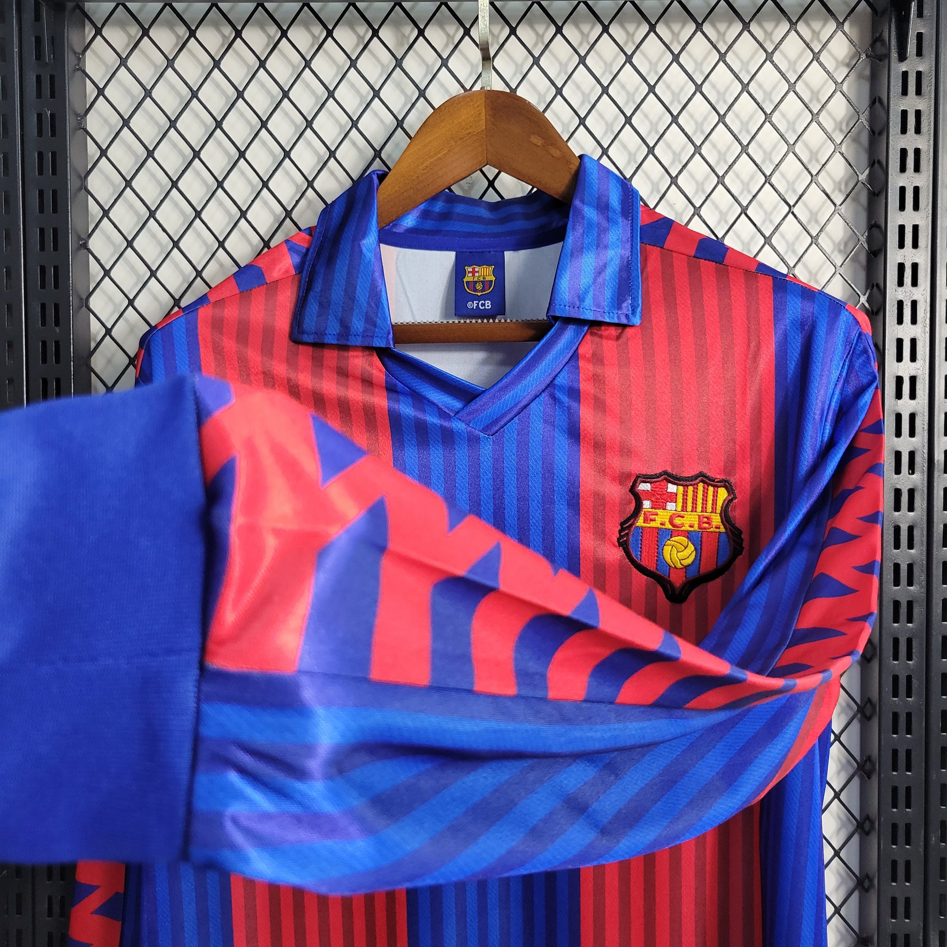 1992 FC Barcelona Home Long Sleeve Shirt - That Retro Shirt Store