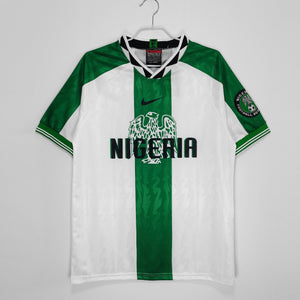 Retro Nigeria White And Green Kit 1996/98