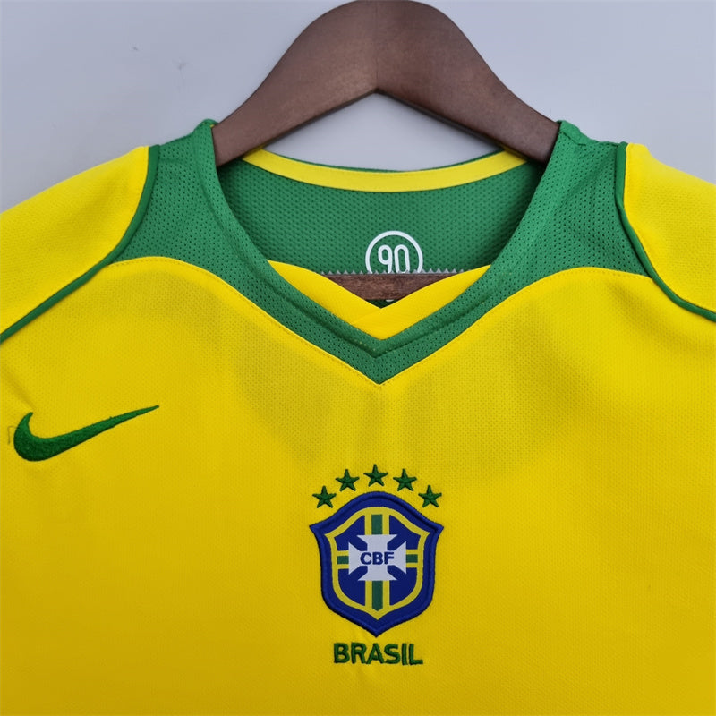 2004 2006 Brazil Home Shirt - That Retro Shirt Store