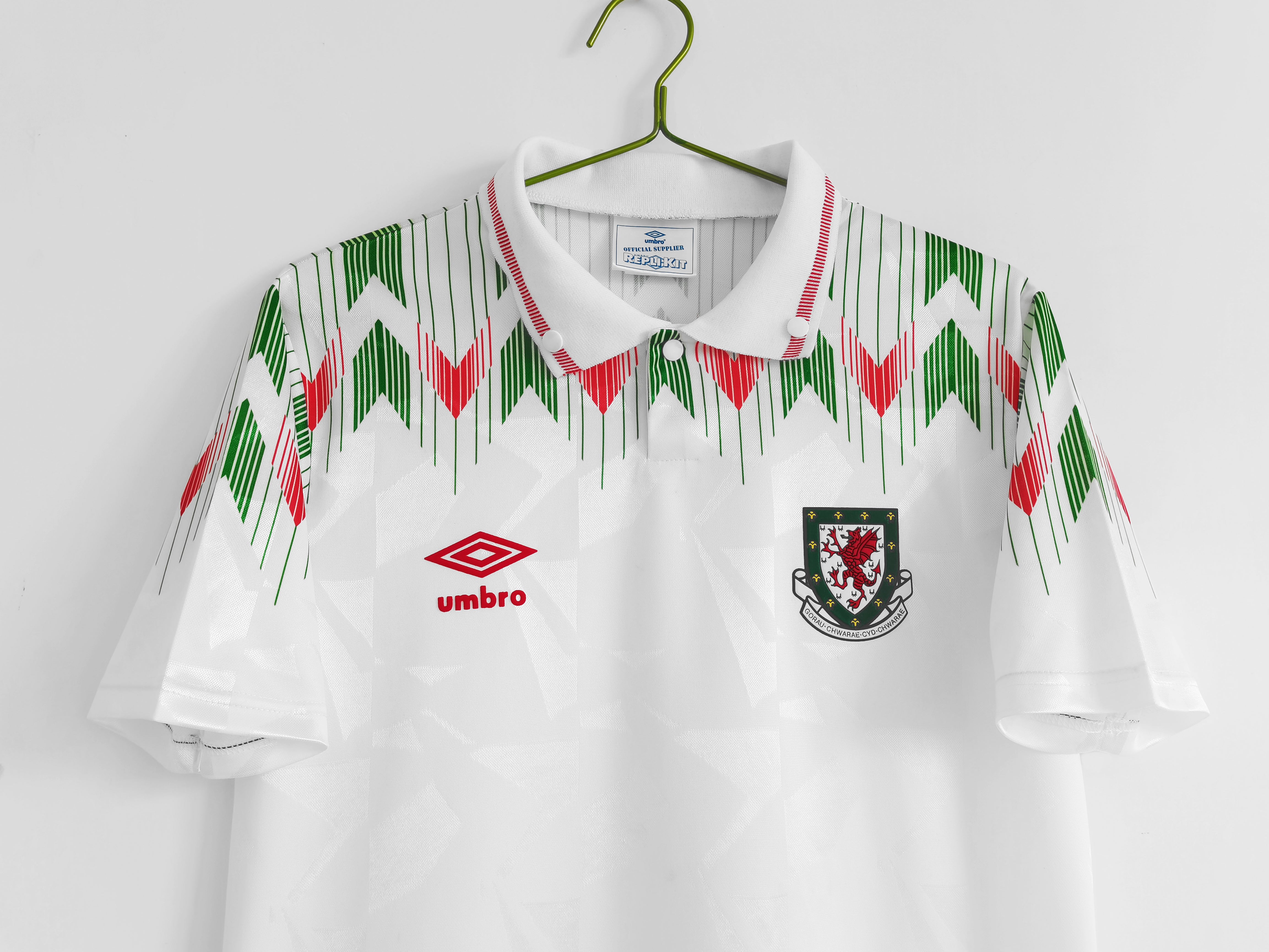 1990 1992 Wales Away Shirt - That Retro Shirt Store