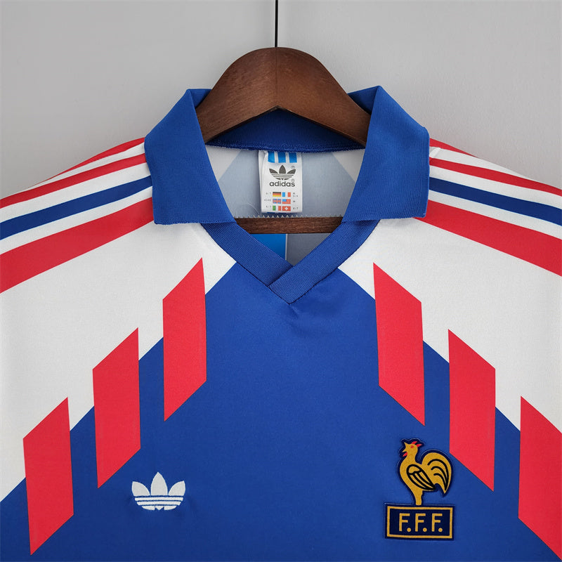 1998 1990 France Home Long Sleeve Shirt - That Retro Shirt Store