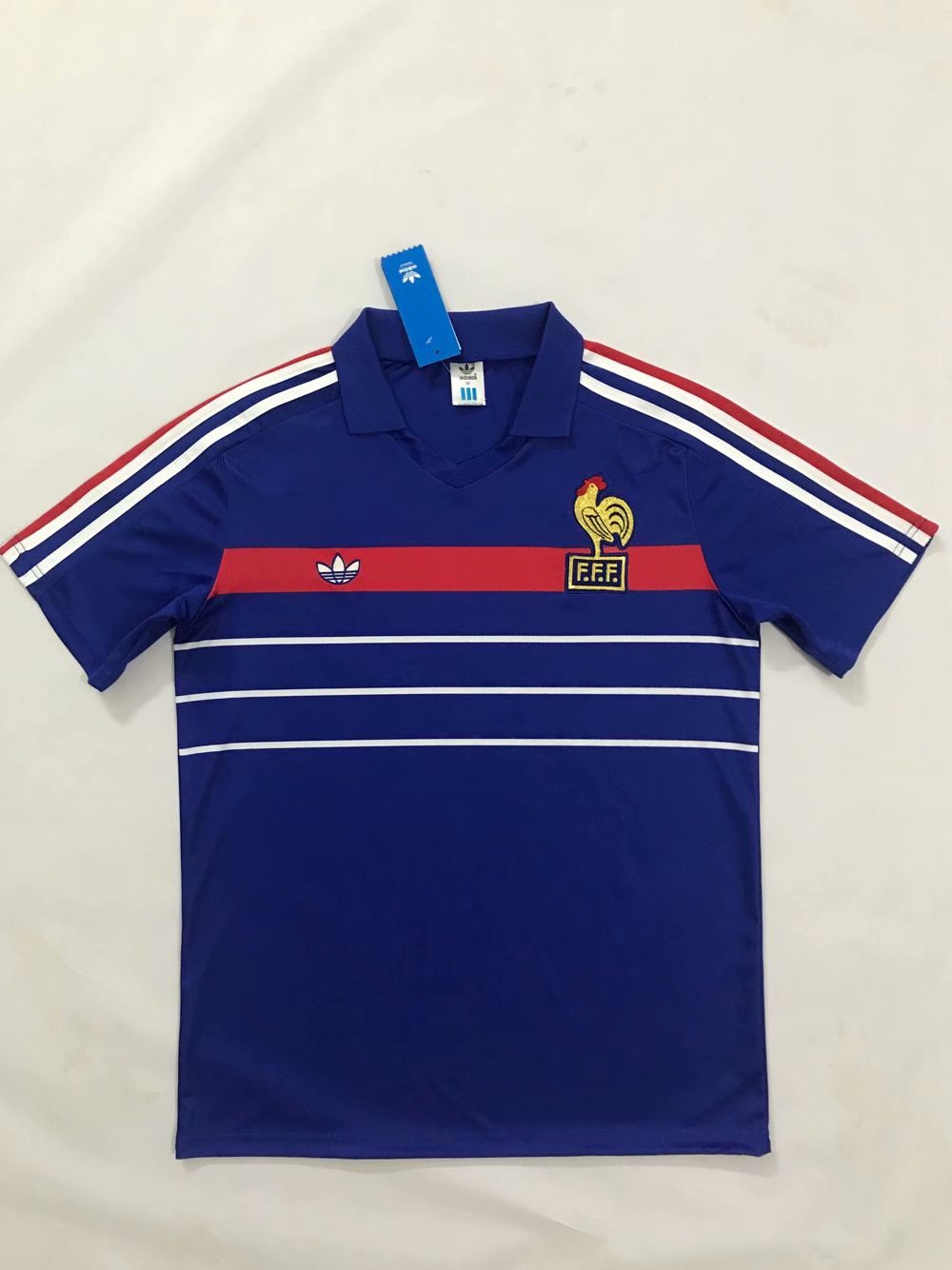 1984 1986 France Home  Shirt - That Retro Shirt Store
