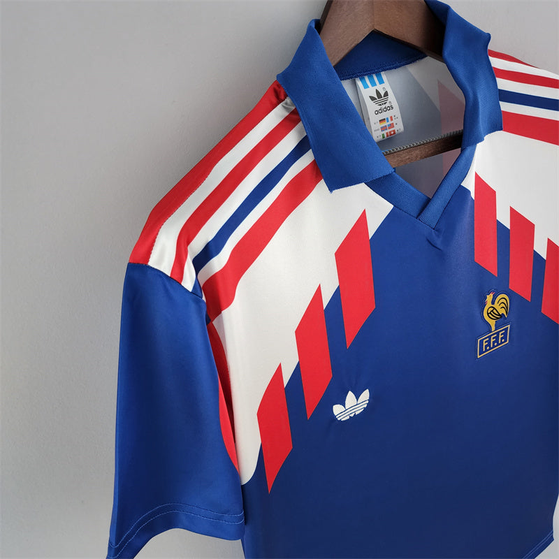 1998 1990 France Home Short Sleeve Shirt - That Retro Shirt Store