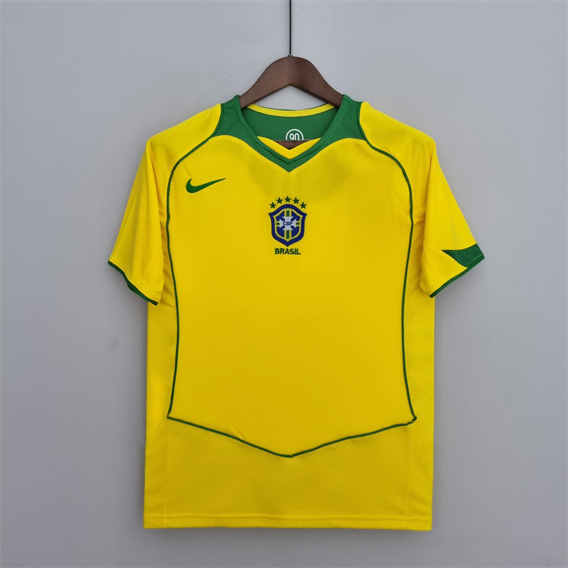 2004 2006 Brazil Home Shirt - That Retro Shirt Store