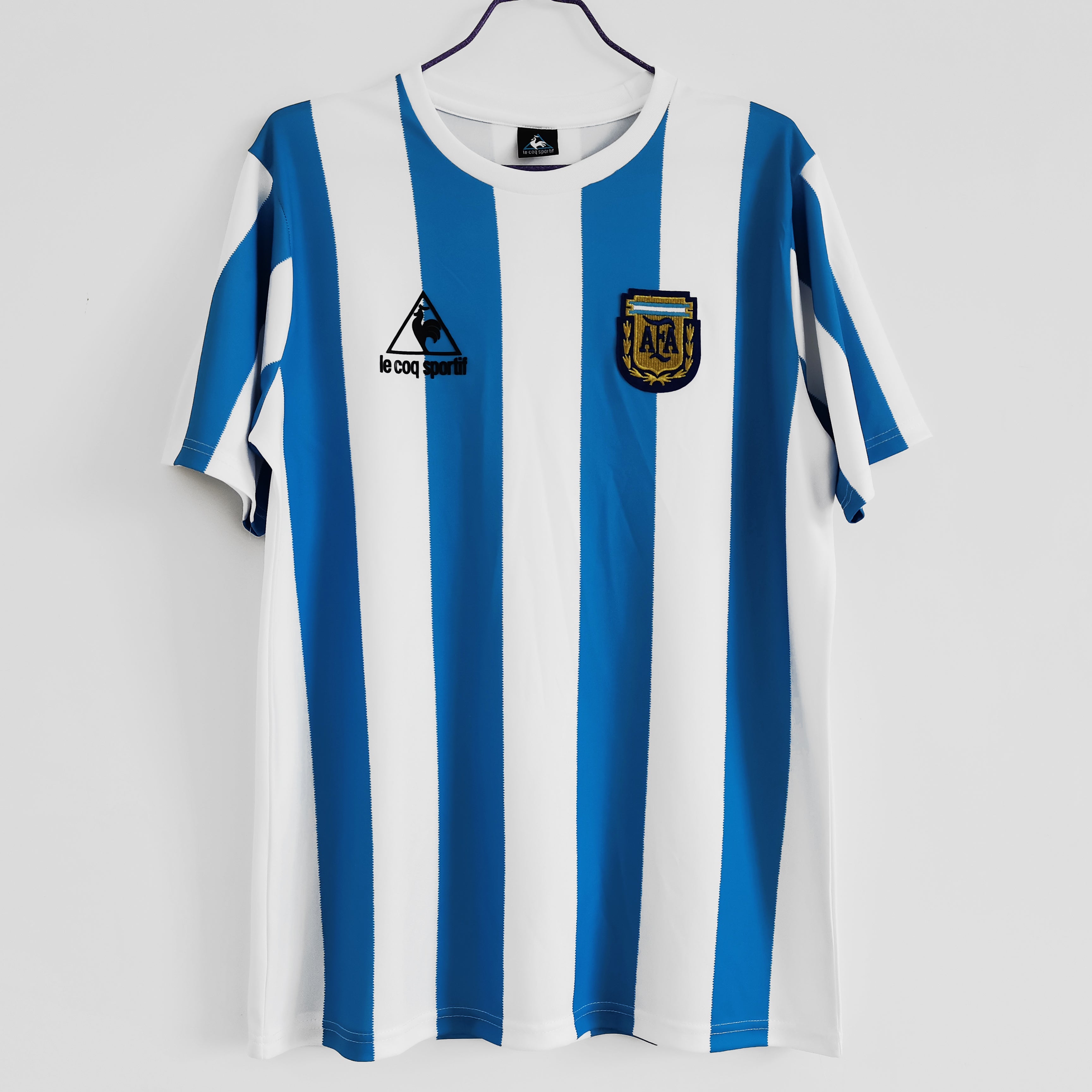 1986 Argentina Home Maradona Shirt - That Retro Shirt Store