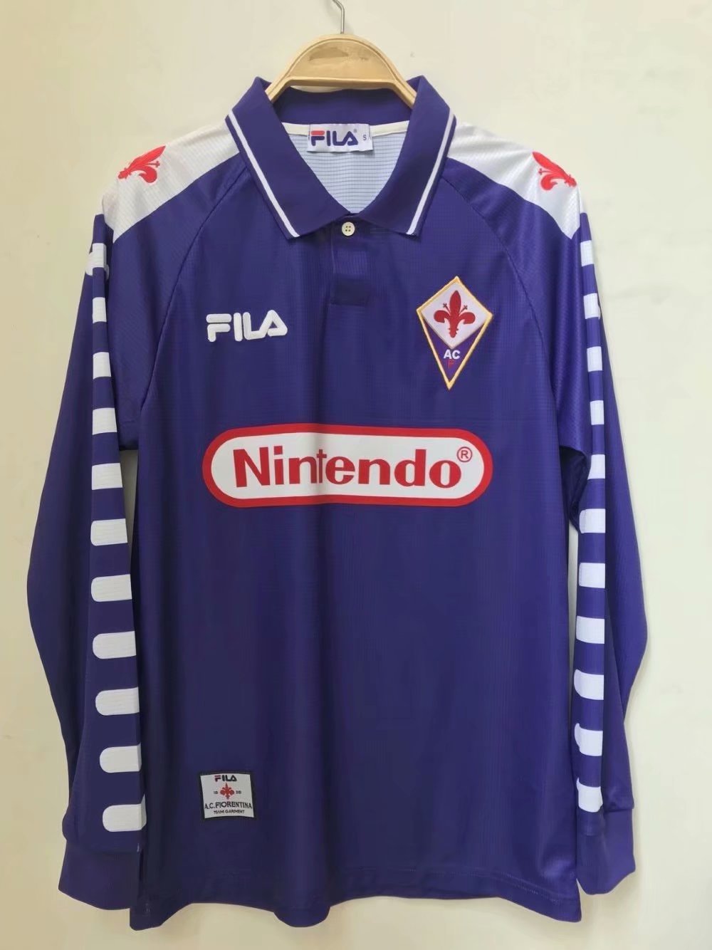 1998 Fiorentina Home Long Sleeve Shirt - That Retro Shirt Store