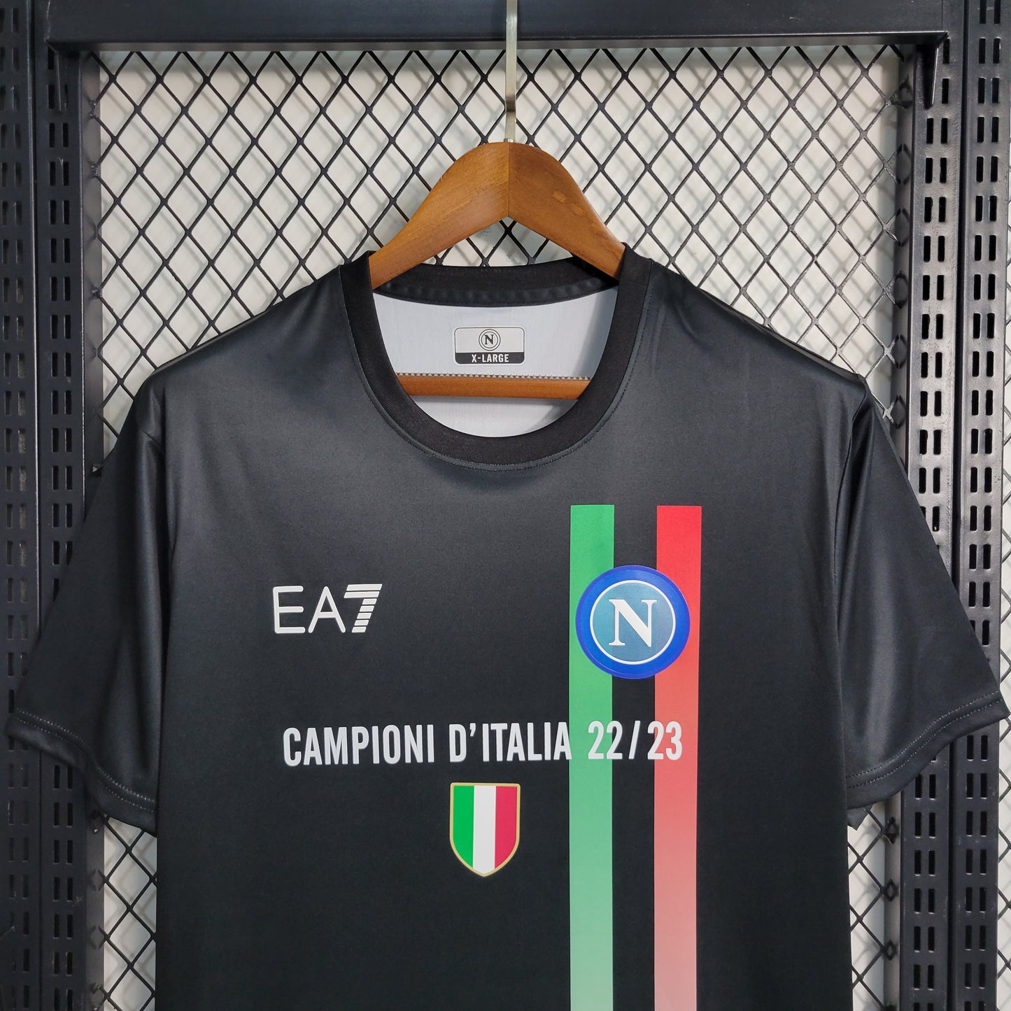 2023 2024 Napoli Champions Black Shirt - That Retro Shirt Store