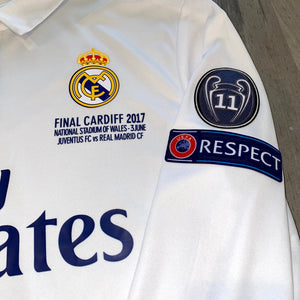 Retro Real Madrid Champions League Final Cardiff Shirt 2016/2017