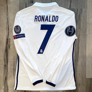 Retro Real Madrid Champions League Final Cardiff Shirt 2016/2017